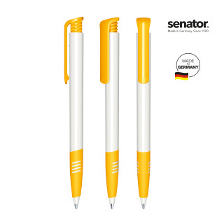 senator Super Hit Polished Basic SG Druckkugelschreiber, weiß, gelb