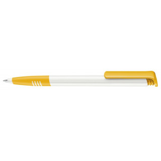 senator Super Hit Polished Basic SG Druckkugelschreiber, weiß, gelb