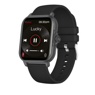 Prixton AT803 Activity Tracker mit Thermometer, schwarz