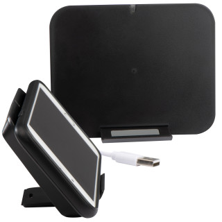 Induktionsladegerät mit Handyständer NIKOLA, schwarz