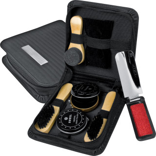 Schuhputzset Cannes, schwarz