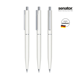 senator Point Polished Druckkugelschreiber, weiß