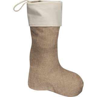 Weihnachtssocke Lucca, beige
