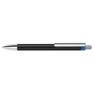 senator® Polar Druckkugelschreiber, blau 2757, schwarz, silber