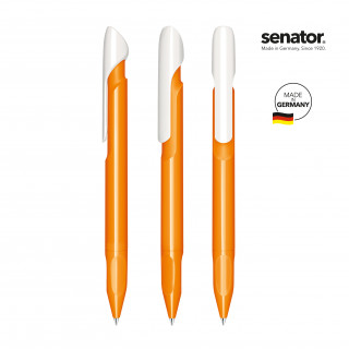 senator® Evoxx Duo Polished Recycled Druckkugelschreiber, orange 151