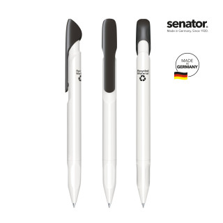 senator Evoxx Polished Recycled LC Druckkugelschreiber, schwarz