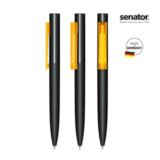 senator Headliner Soft Touch Drehkugelschreiber, schwarz, gelb