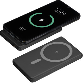 Magnetisches Ladegerät 5.000 mAh OLIMPIA, schwarz