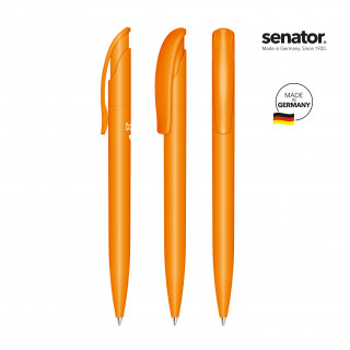 senator Challenger Matt Recycled Druckkugelschreiber, orange