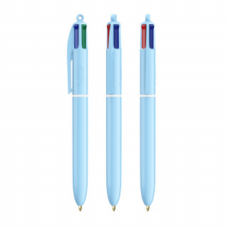 BIC® 4 Farben® Pastell, pastellblau