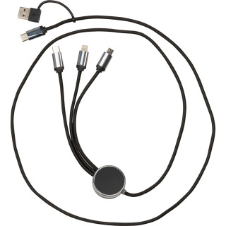 Ladekabel mit Leuchtfunktion, schwarz