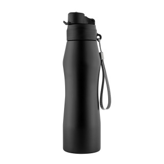 Metmaxx® Wasserflasche "GenerationRefill", schwarz