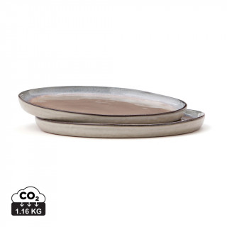 Nomimono 20cm Teller, 2er-Set, beige