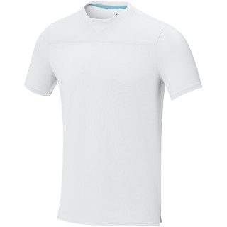 Borax Cool Fit T-Shirt aus recyceltem  GRS Material für Herren, weiß, XS
