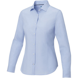 Cuprite Langarm Shirt aus GOTS-zertifizierter Bio-Baumwolle für Damen, hellblau, XS