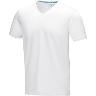 Kawartha T-Shirt für Herren mit V-Ausschnitt, weiss, XS
