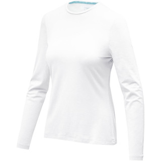 Ponoka Langarmshirt für Damen, weiss, XS