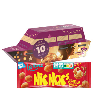 3D-Präsent "Schiff", Lorenz Nic Nac's Erdnüsse