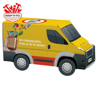 3D-Präsent "Transporter", Individuelle Befüllung