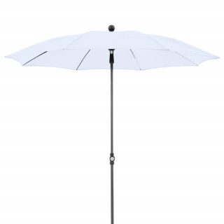 doppler Sonnenschirm Waterproof 180 cm/8-tlg, ohne Volant, ohne Sockel, weiß