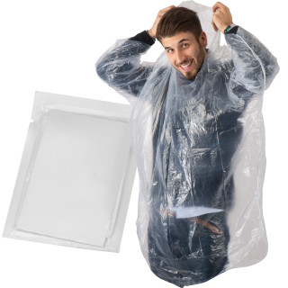 Transparenter Not-Poncho, transparent
