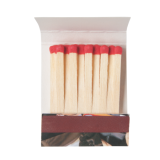 Streichholzmäppchen mit 20 kleinen Streichhölzern, inkl. fc Druck, individuell
