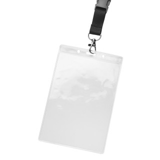 Kartenhalter "Flexi", Hochformat, glasklar