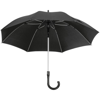 Regenschirm mit Fiberglassgestänge BENIAMIN, schwarz