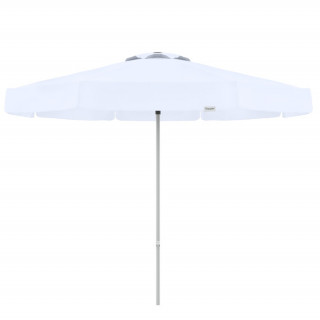 doppler Sonnenschirm Gastro Magic 340 cm/8-tlg, mit Windventil, mit Volant, ohne Sockel, weiß