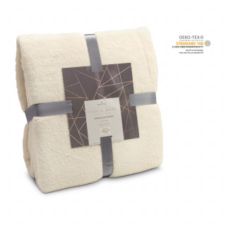 Microflauschdecke - beige