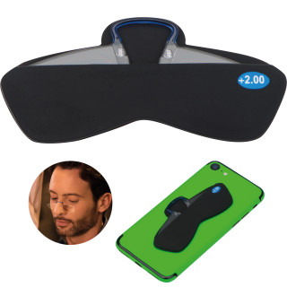 Sehhilfe in einer Tasche  CESARE, schwarz