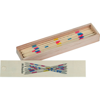 Mikado Spiel aus Holz, beige