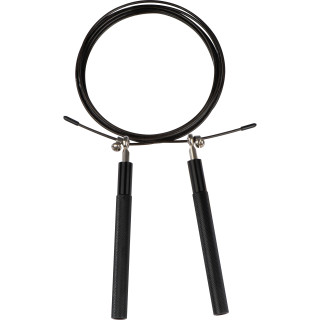 Springseil mit Metallgriffen, schwarz