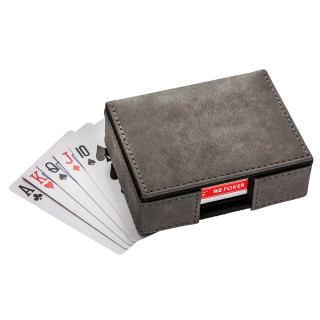 Spielkarten-Set mit Box RE98-CALABASAS, grau, schwarz