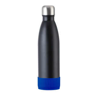 Trinkflasche RETUMBLER-myTOULON, schwarz, blau