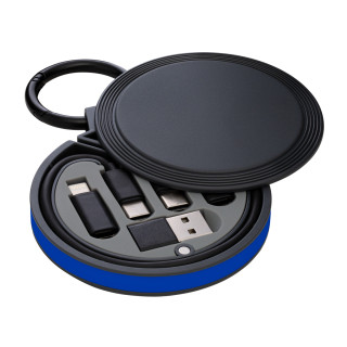 6-in-1 Ladekabel REEVES-myCONVERTICS, schwarz, blau