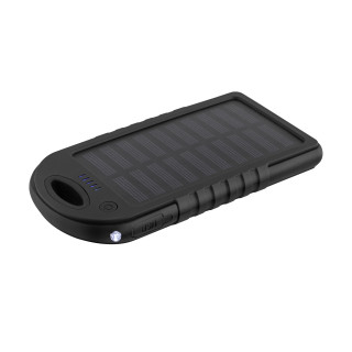 Metmaxx® Solar Powerbank "SolarBankPro4", schwarz