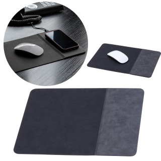 Mousepad mit wireless charging Rotherham, schwarz