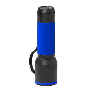 Taschenlampe REEVES-myFLASH 700, schwarz, blau, blau