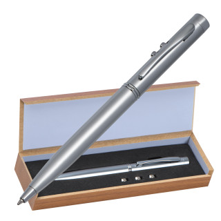 Metall Laserpointer Detroit, grau