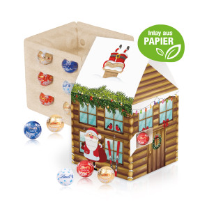 Adventshaus "Edition", Lindt Schokolade, Papier-Inlay