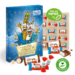 Tisch-/Wand-Adventskalender "Happy Moments" mit kinder® Schokolade