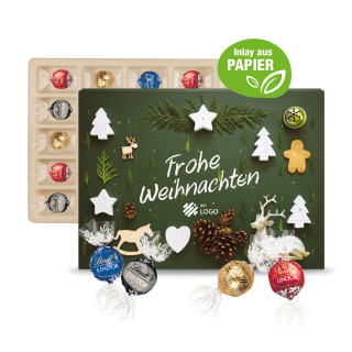 Tisch-/Wand-Adventskalender mit Lindt Lindor Pralinés