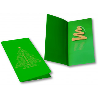 Weihnachtskarte Tannenbaum, ohne Kuvert