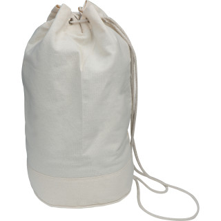 Oeko-Tex® STANDARD 100 Seesack aus Baumwolle mit Kordelzug, weiss
