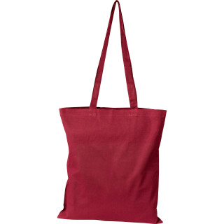 Baumwolltasche mit langen Henkeln, burgund