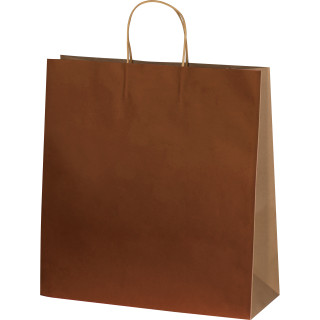 Recycelte Papiertasche groß, braun