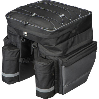 Fahrradtasche für den Gepäckträger, schwarz