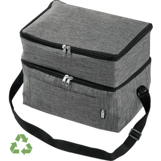 Kühltasche aus recycelten Kunststoffen STELLA, anthrazit