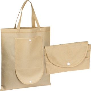 Non Woven Tasche, faltbar WILLIAM, beige